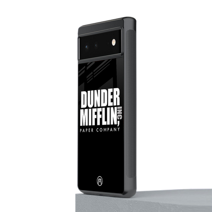 dunder mifflin back phone cover | glass case for Google Pixel 6A
