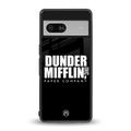 dunder mifflin back phone cover | glass case for Google Pixel 7