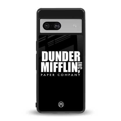 dunder mifflin back phone cover | glass case for Google Pixel 7A