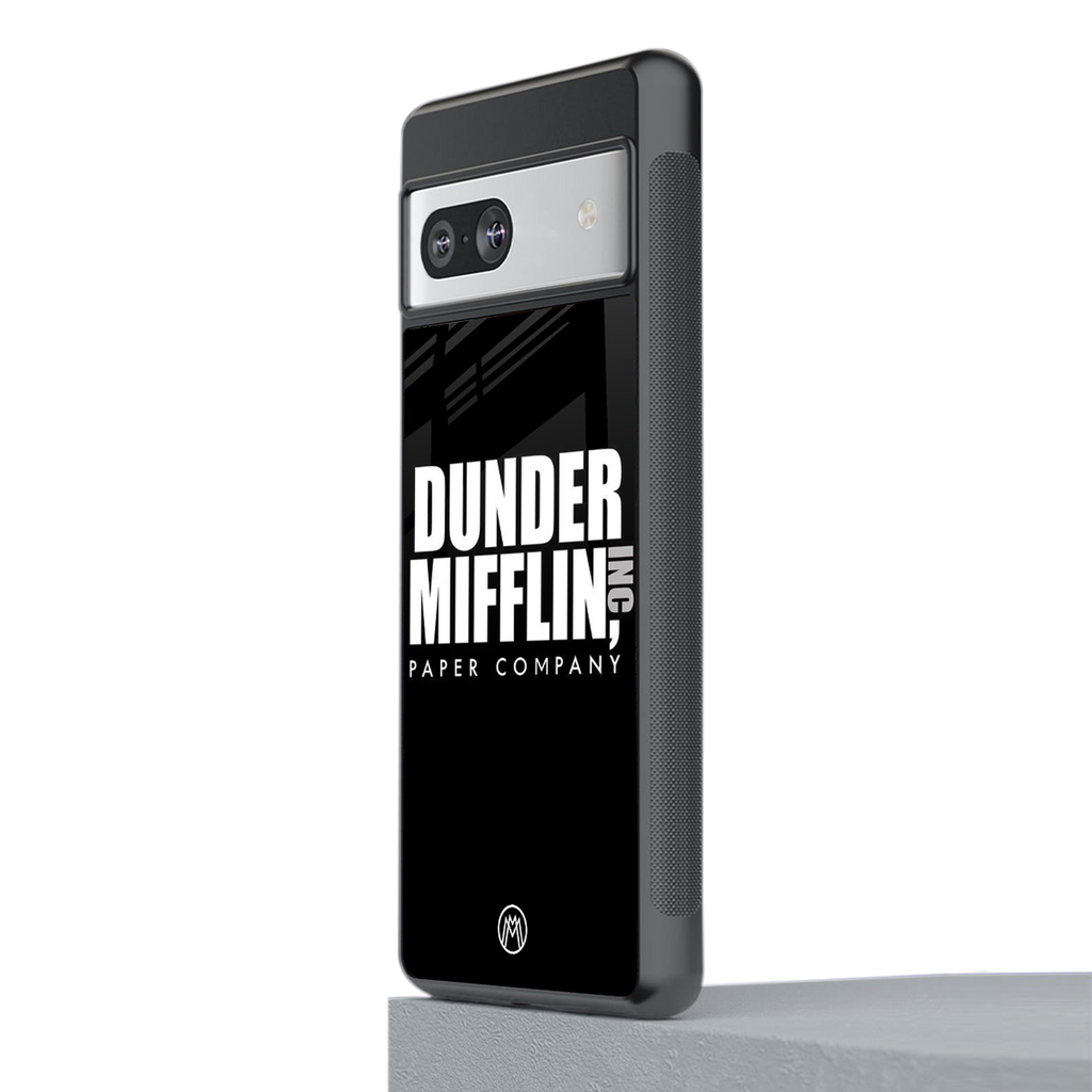 dunder mifflin back phone cover | glass case for Google Pixel 7