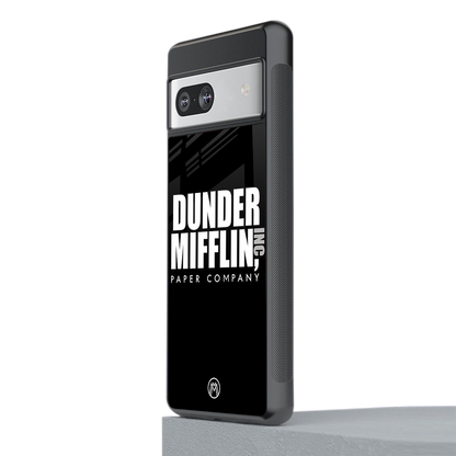 dunder mifflin back phone cover | glass case for Google Pixel 7A