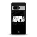 dunder mifflin back phone cover | glass case for Google Pixel 8