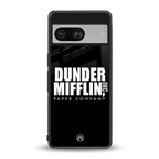 dunder mifflin back phone cover | glass case for Google Pixel 8