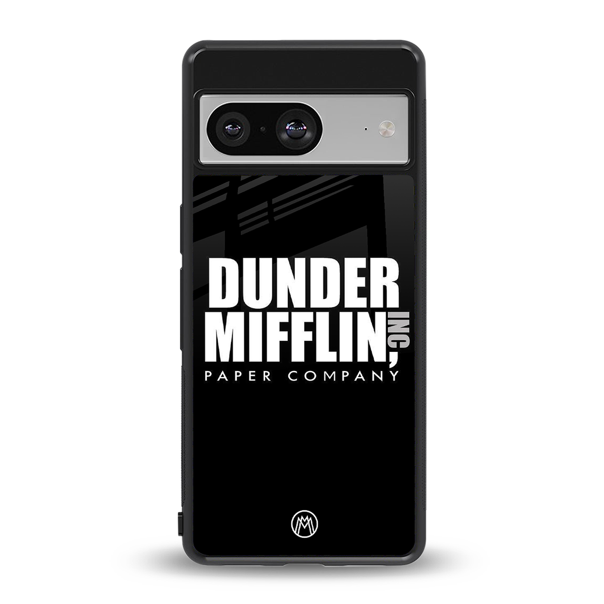 dunder mifflin back phone cover | glass case for Google Pixel 8