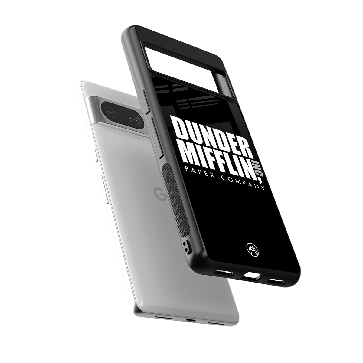 dunder mifflin back phone cover | glass case for Google Pixel 8