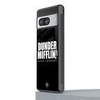 dunder mifflin back phone cover | glass case for Google Pixel 8