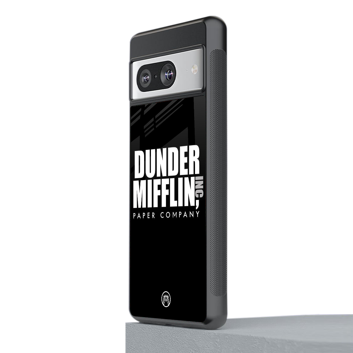 dunder mifflin back phone cover | glass case for Google Pixel 8