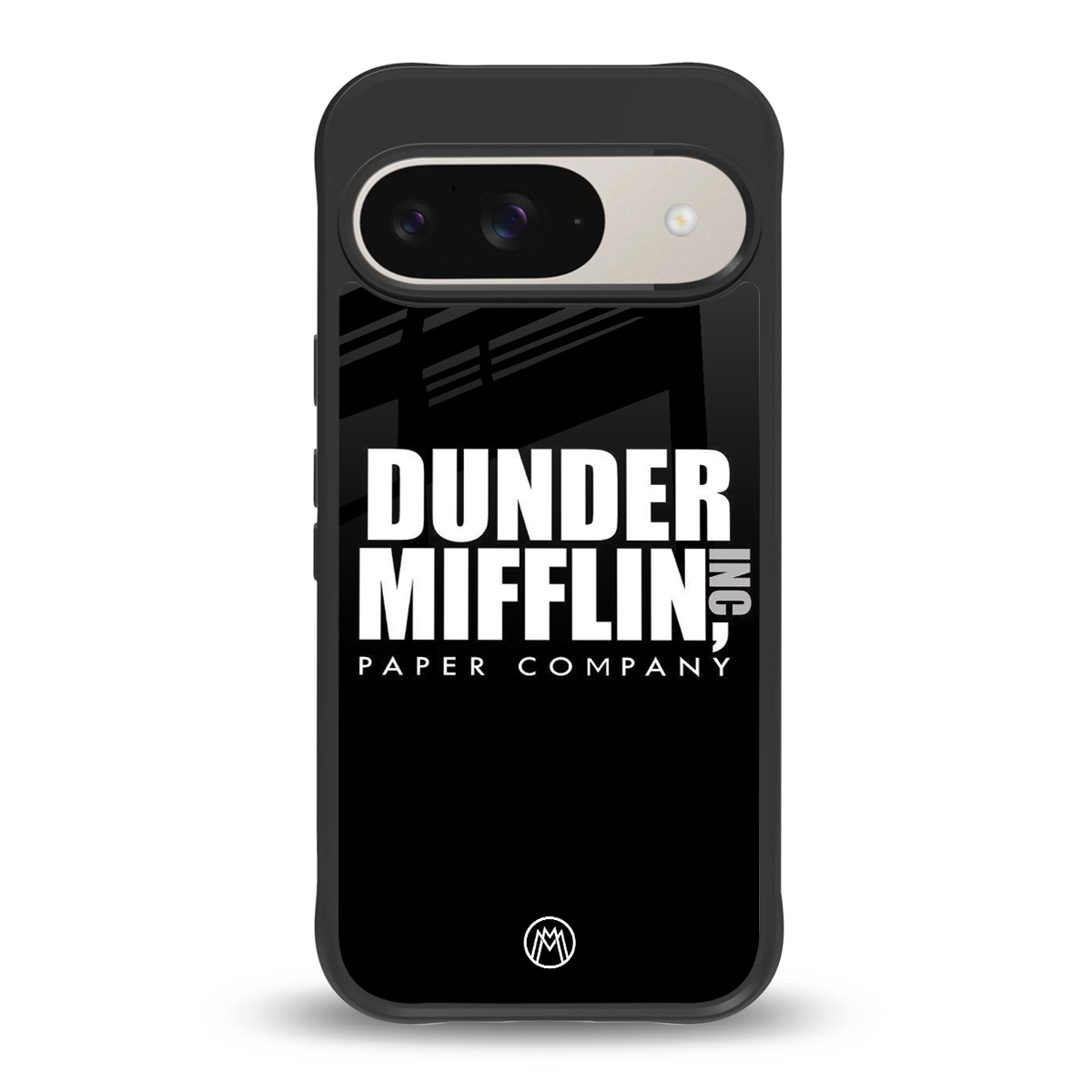 dunder mifflin back phone cover | glass case for google pixel 9