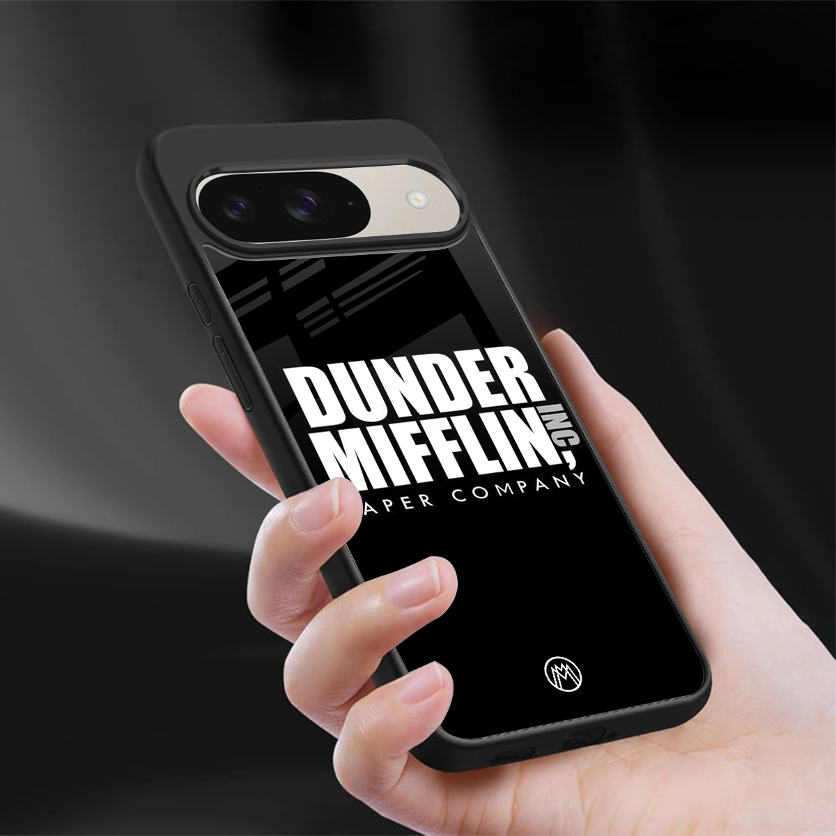 dunder mifflin back phone cover | glass case for google pixel 9
