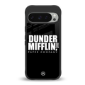 dunder mifflin back phone cover | glass case for google pixel 9 pro