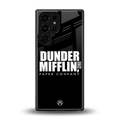 dunder mifflin back phone cover | glass case for samsung galaxy s25 ultra