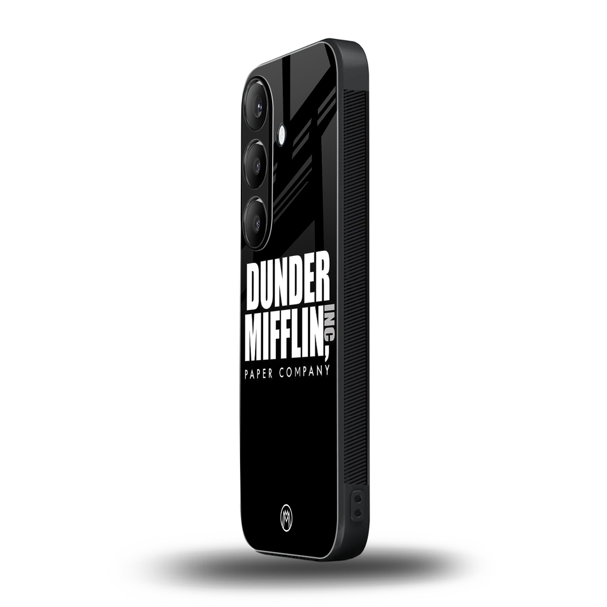 dunder mifflin back phone cover | glass case for samsung galaxy s23 plus