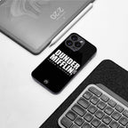 dunder mifflin back phone cover | glass case for iphone 16 plus