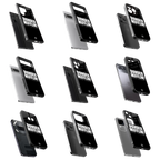 Durable Glass Back Mobile Case for iPhone, Samsung, OnePlus, Google Pixel, Redmi, Vivo, Oppo