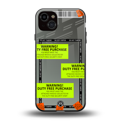 duty free purchase back phone cover | glass case for iphone 15 plus