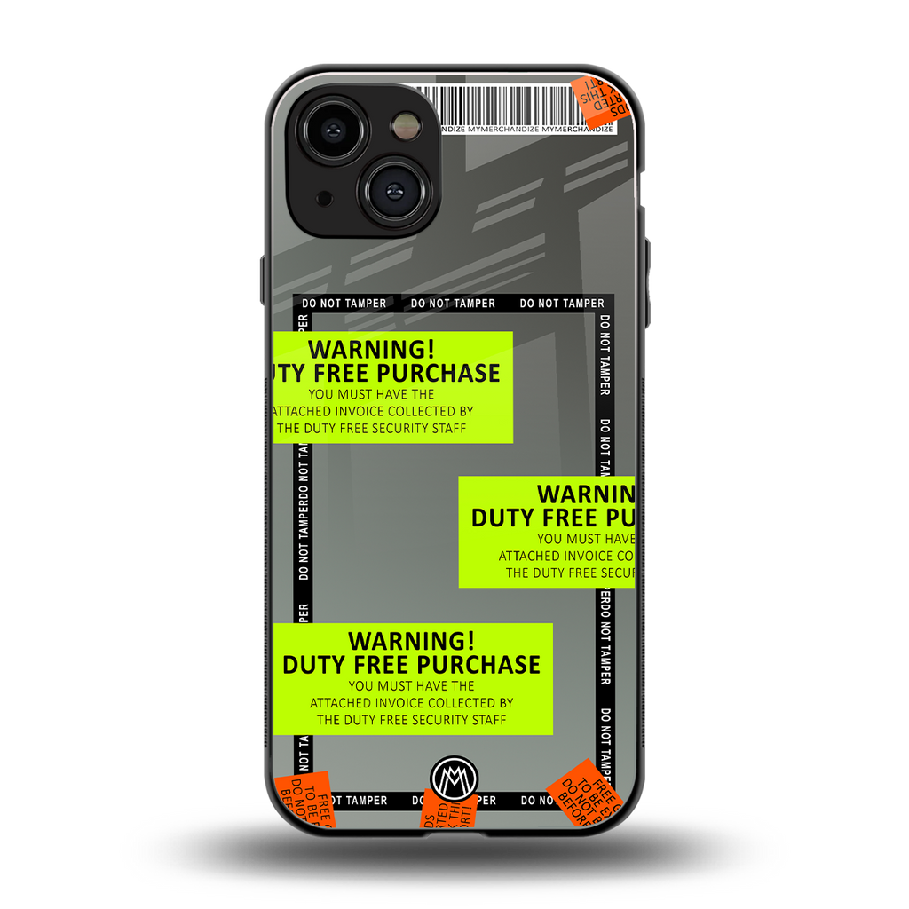 duty free purchase back phone cover | glass case for iphone 15