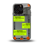 duty free purchase back phone cover | glass case for iphone 16 pro