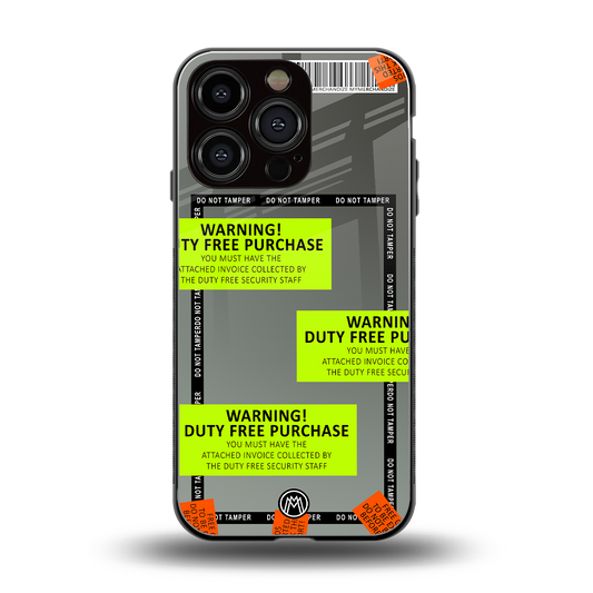 duty free purchase back phone cover | glass case for iphone 16 pro