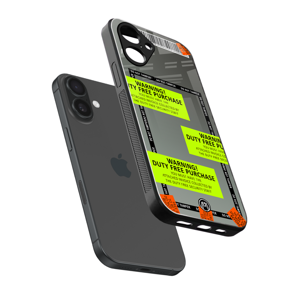 duty free purchase back phone cover | glass case for iphone 16