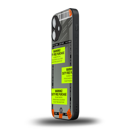 duty free purchase back phone cover | glass case for iphone 16