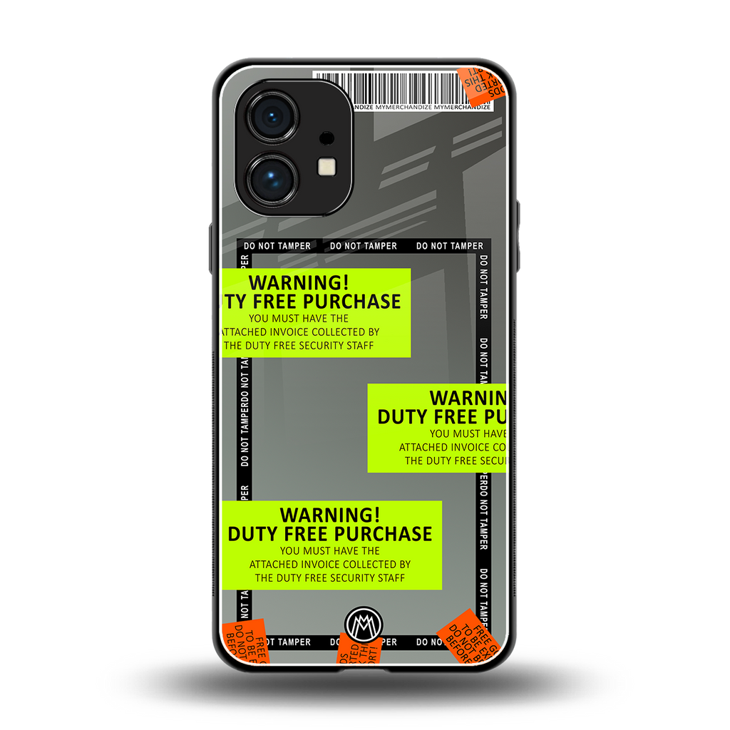 duty free purchase back phone cover | glass case for nothing phone 1