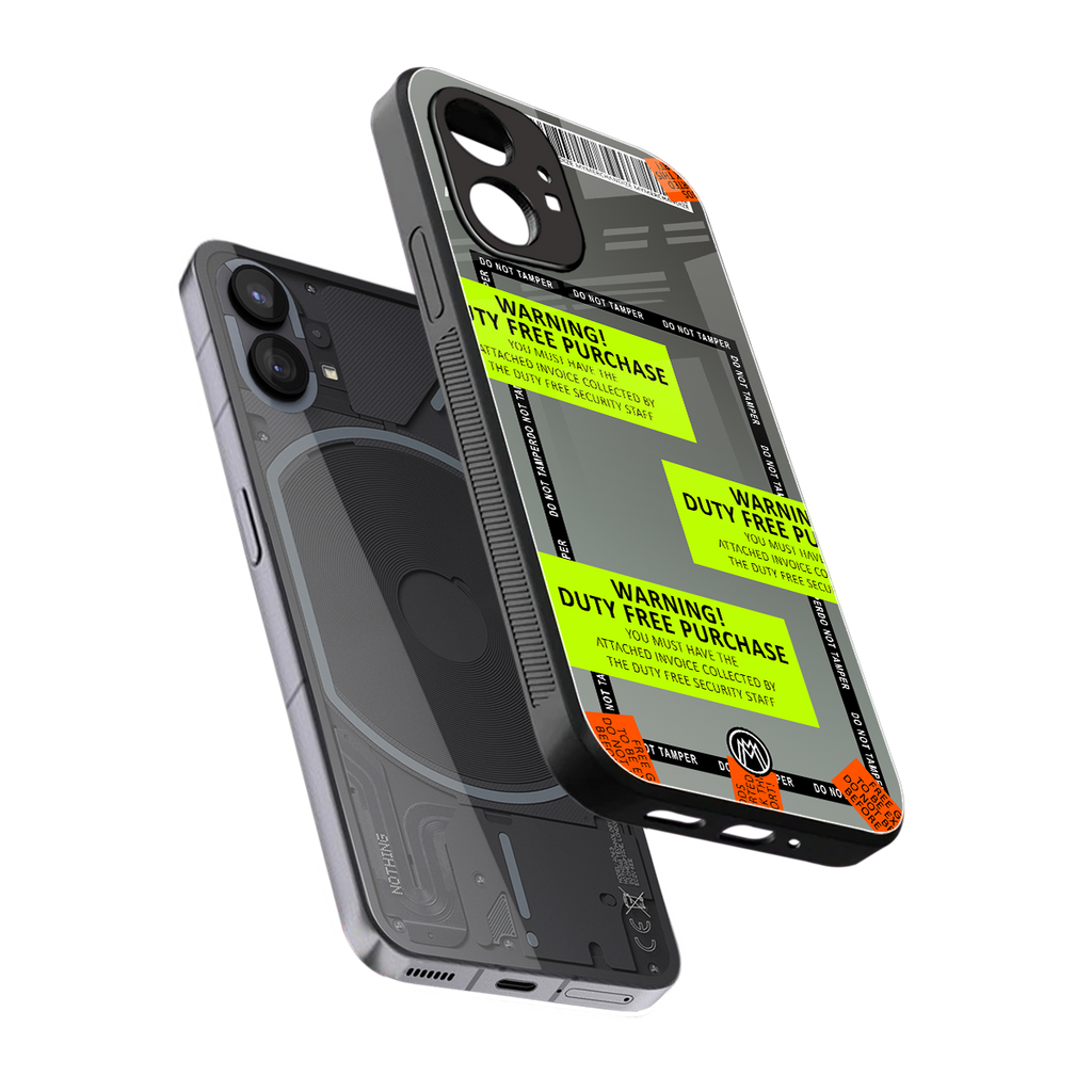 duty free purchase back phone cover | glass case for nothing phone 1