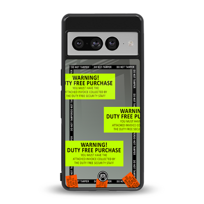 duty free purchase back phone cover | glass case for google pixel 7 pro
