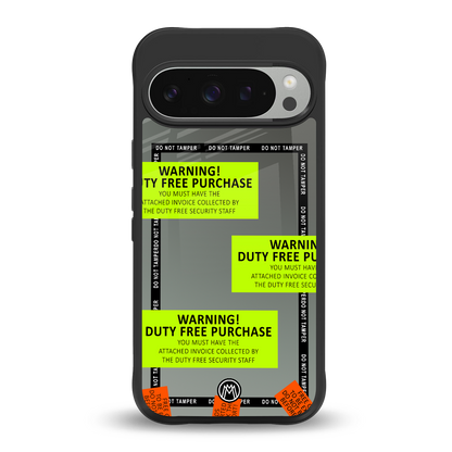 duty free purchase back phone cover | glass case for google pixel 9 pro xl