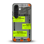 duty free purchase back phone cover | glass case for samsung galaxy s23 fe