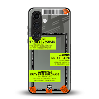 duty free purchase back phone cover | glass case for samsung galaxy s25