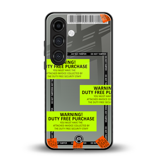 duty free purchase back phone cover | glass case for samsung galaxy s25