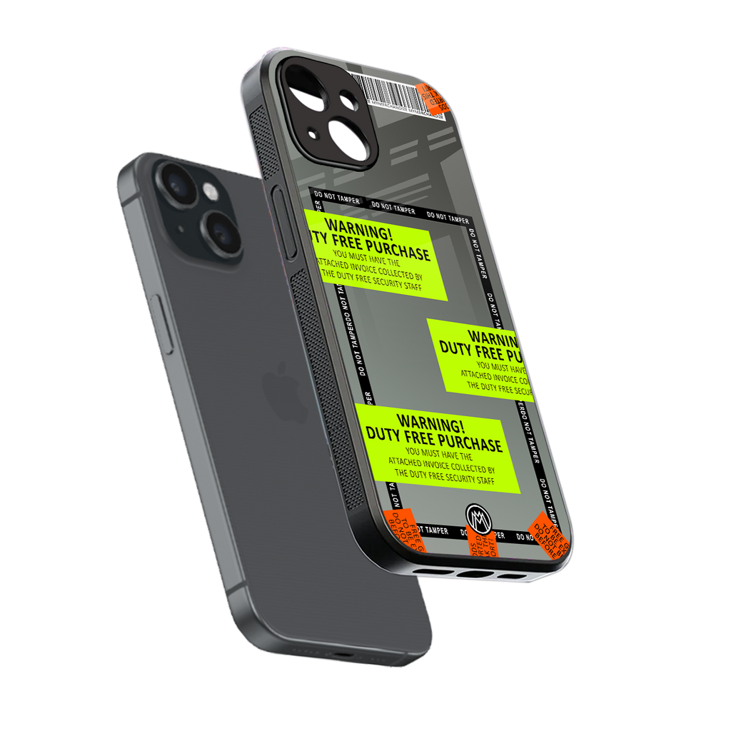 duty free purchase back phone cover | glass case for iphone 15