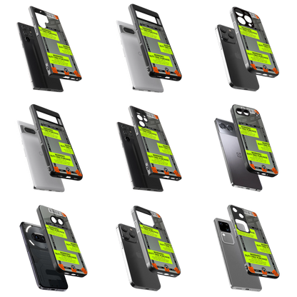 Durable Glass Back Mobile Case for iPhone, Samsung, OnePlus, Google Pixel, Redmi, Vivo, Oppo