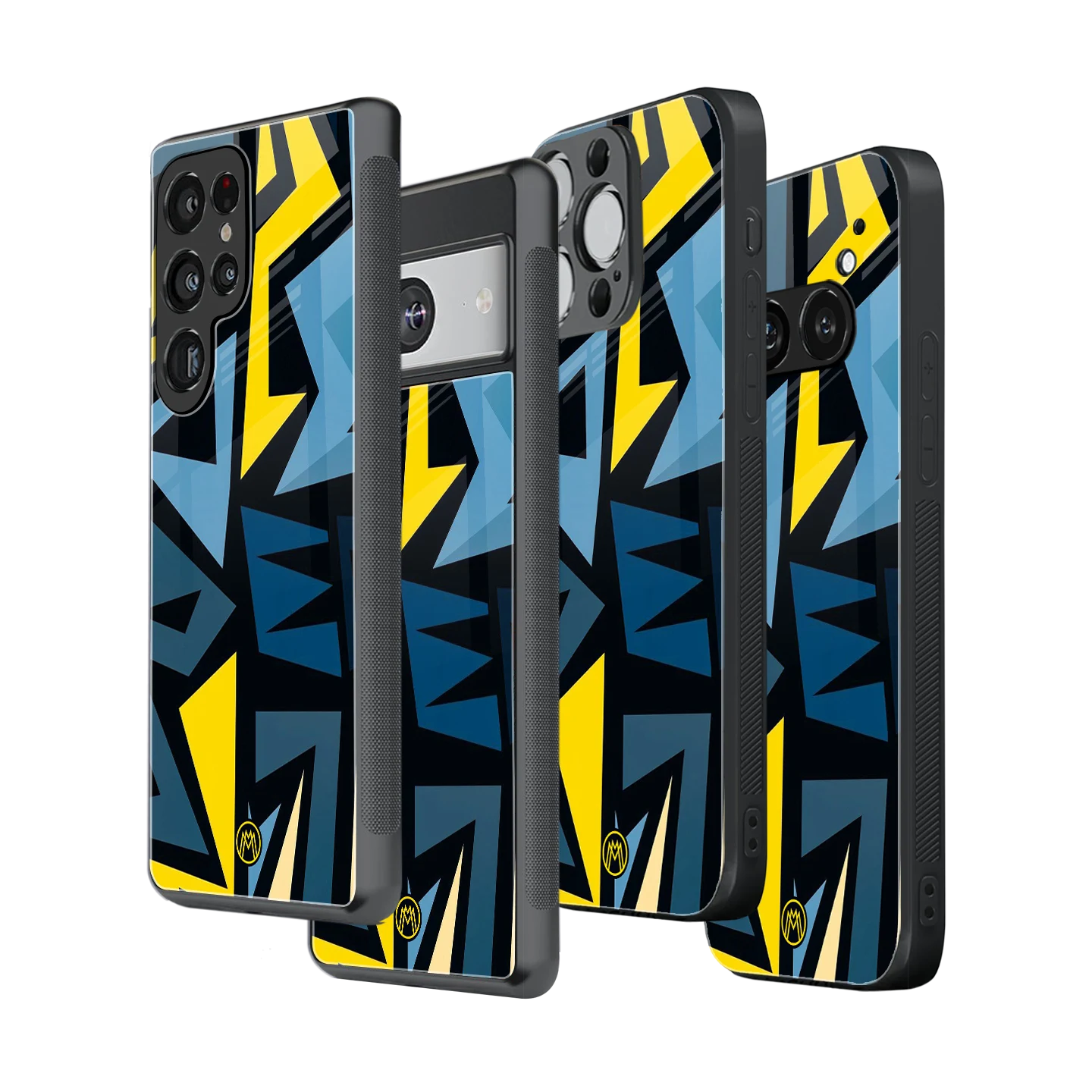 Stylish Glass Back Case for All Smartphones – iPhone, Samsung, OnePlus, Pixel, Redmi, Oppo, Vivo, Motorola