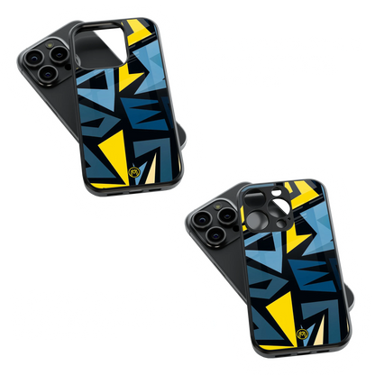 Trendy Glass Back Mobile Case for iPhone, Samsung, Redmi, OnePlus, Google Pixel, Motorola