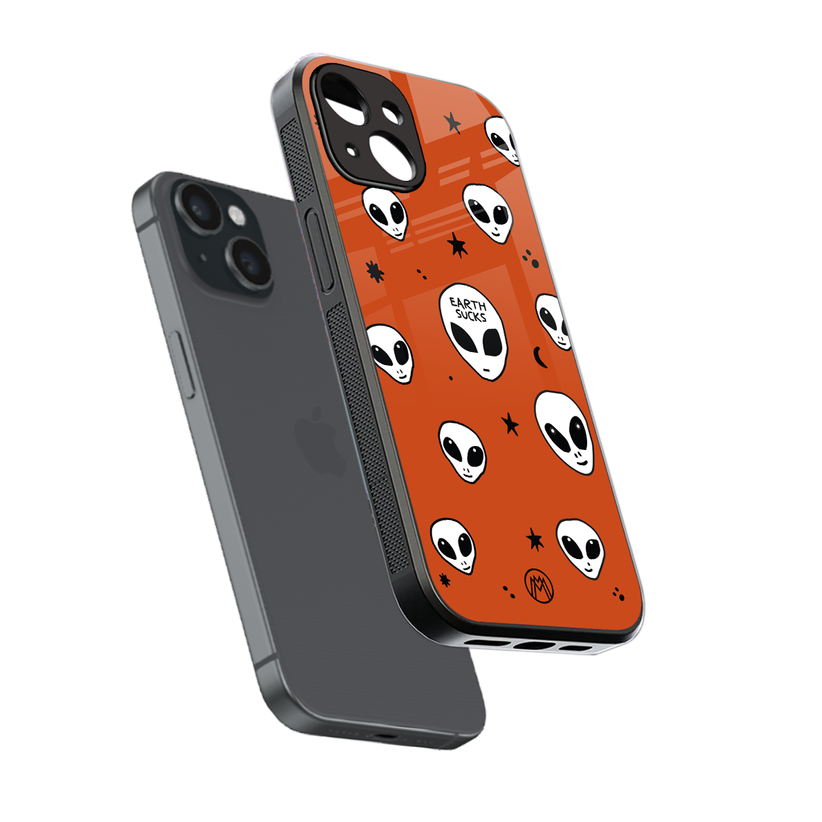 earth sucks back phone cover | glass case for iphone 13 mini