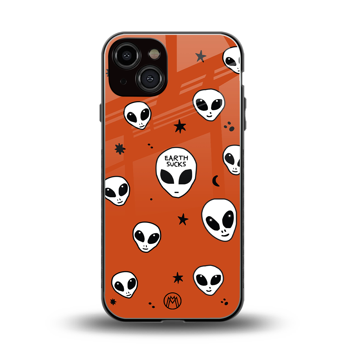 earth sucks back phone cover | glass case for iphone 13