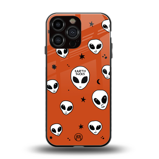 earth sucks back phone cover | glass case for iphone 14 pro max