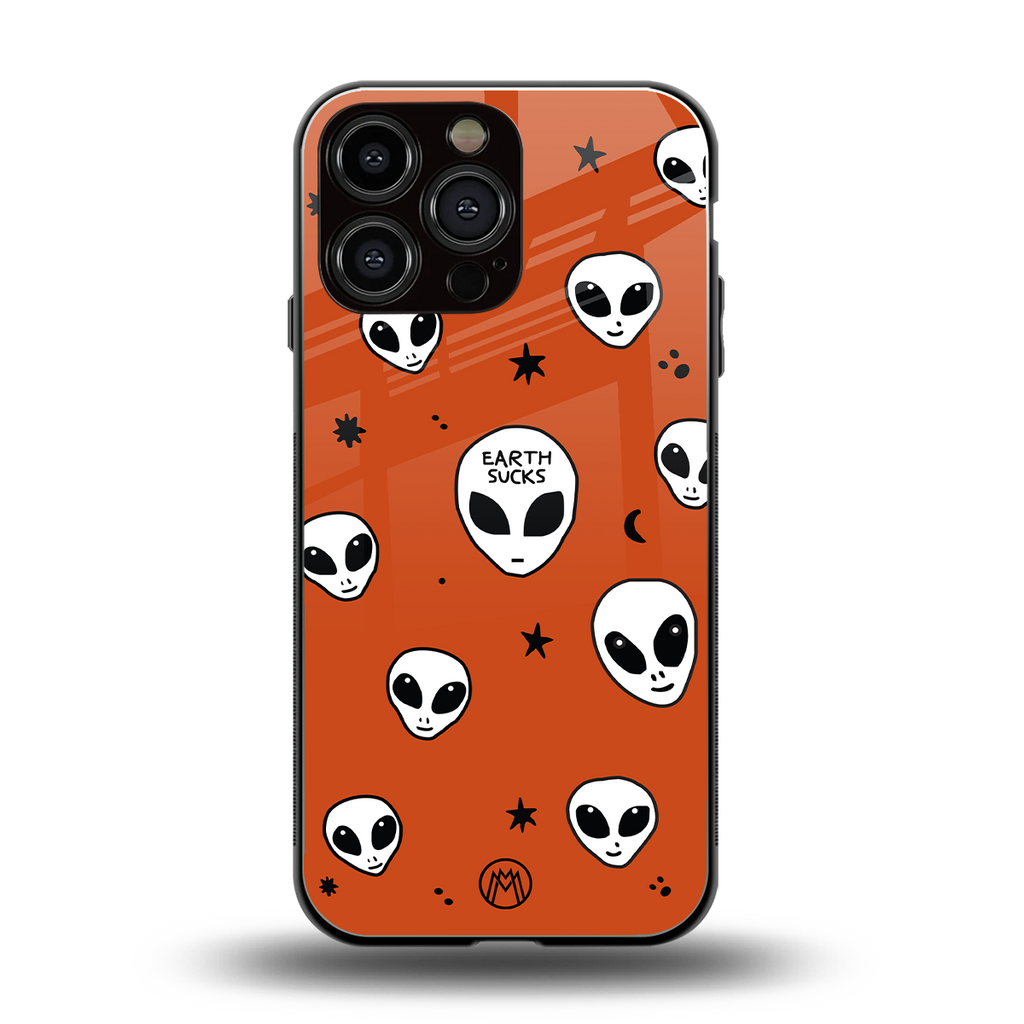 earth sucks back phone cover | glass case for iphone 16 pro max