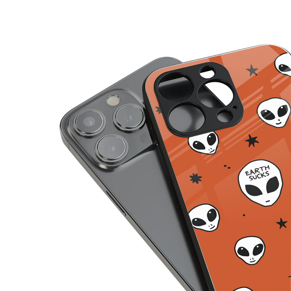 earth sucks back phone cover | glass case for iphone 15