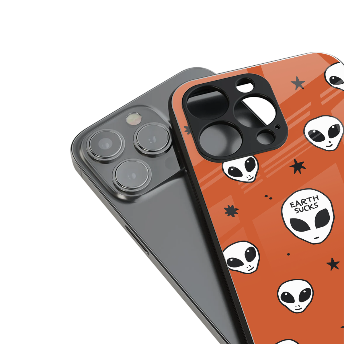 earth sucks back phone cover | glass case for iphone 16 pro