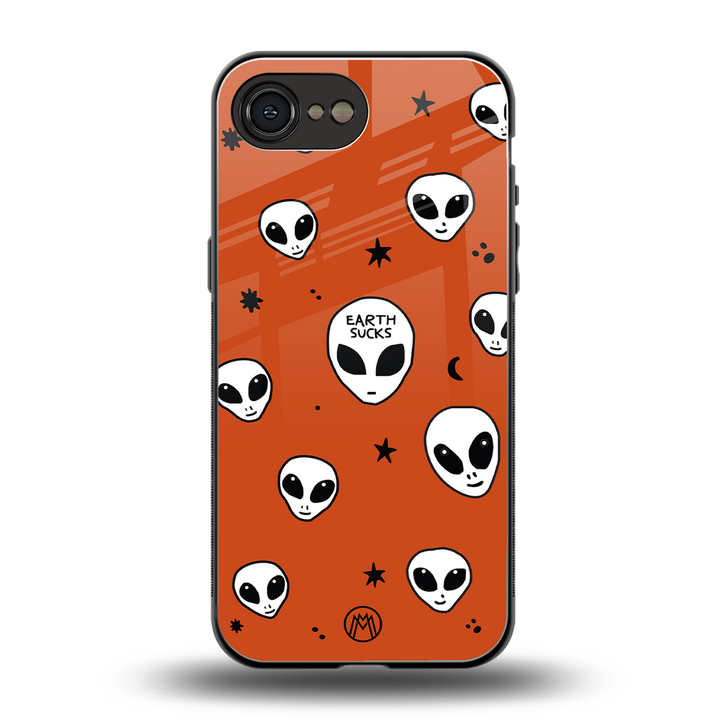 earth sucks back phone cover | glass case for iphone 16e