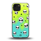 earth sucks neon edition back phone cover | glass case for iphone 13 mini