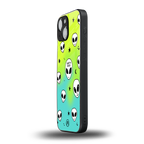 earth sucks neon edition back phone cover | glass case for iphone 13 mini