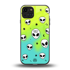 earth sucks neon edition back phone cover | glass case for iphone 14