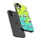 earth sucks neon edition back phone cover | glass case for iphone 16