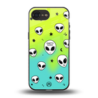 earth sucks neon edition back phone cover | glass case for iphone 16e