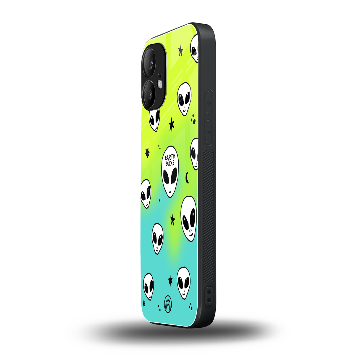 earth sucks neon edition back phone cover | glass case for nothing phone 2