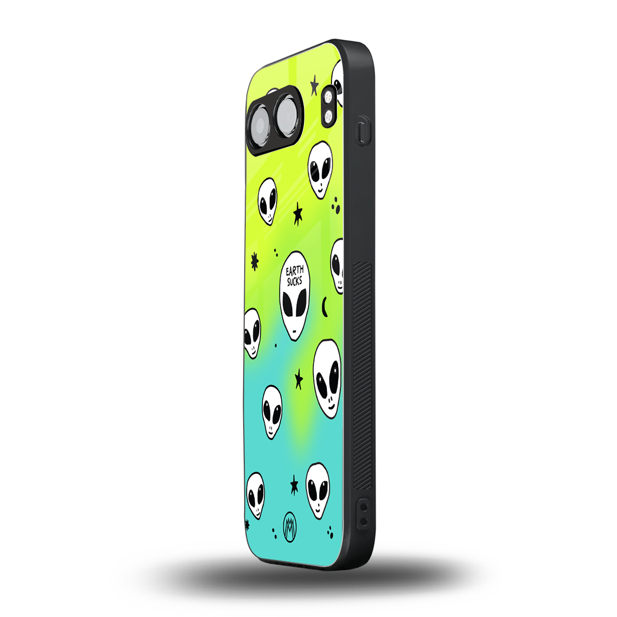 earth sucks neon edition back phone cover | glass case for oneplus nord 4