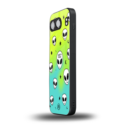 earth sucks neon edition back phone cover | glass case for oneplus nord 4